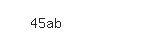 Captcha: 45ab